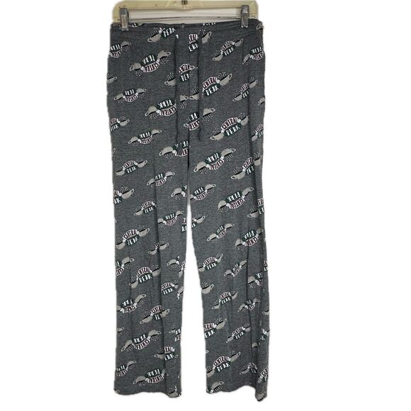 Friends Central Perk Pajama Lounge Pants Pockets Sleepwear 90s Y2K TV Show Small - Picture 1 of 12